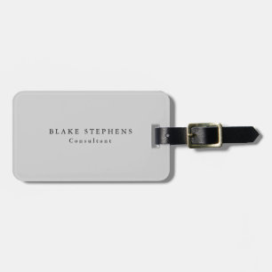 Light Grey Unique Original Classical Professional Luggage Tag