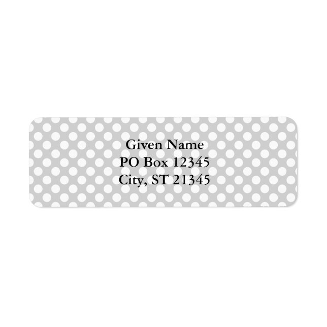 Light Grey with Dots (Front)