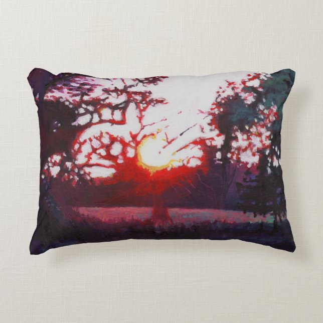 Light grounding 2013 decorative pillow (Front)