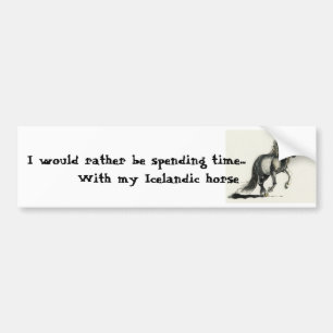 Light hearted Icelandic Bumper Sticker