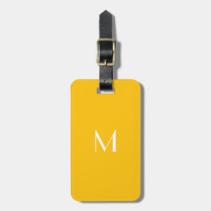 light honey amber - add monogram luggage tag