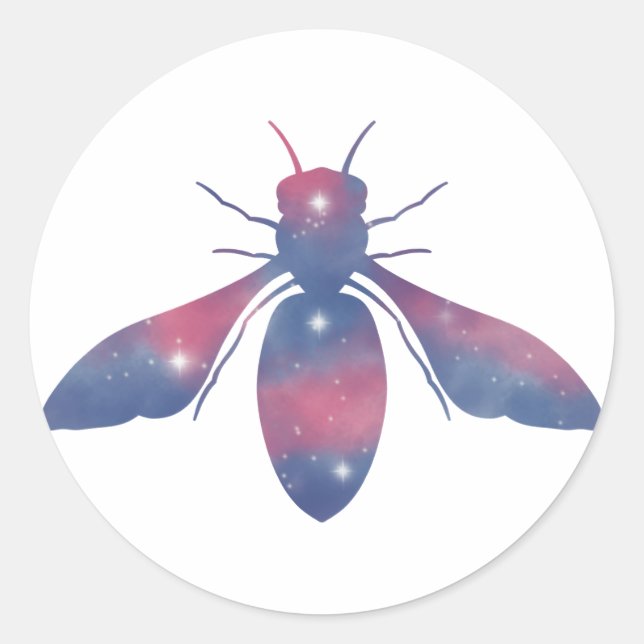 Light Honeybee Starscape Sticker (Front)