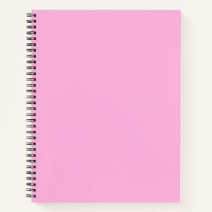 Light Hot Pink Solid Color Notebook