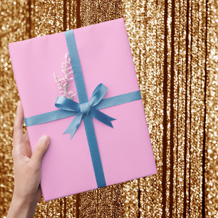 Light Hot Pink Solid Color Wrapping Paper