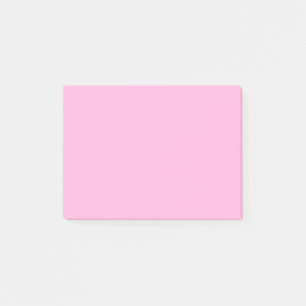Light Hot Pink Solid Colour Post-it Notes