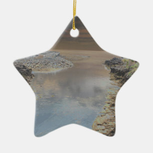 Light house in Cascais Portugal Ceramic Ornament