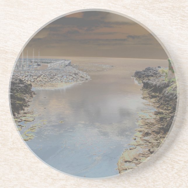 Light house in Cascais Portugal Coaster (Front)