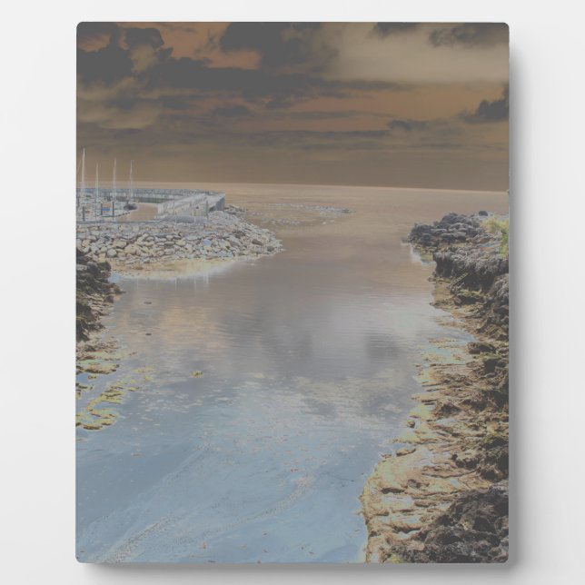 Light house in Cascais Portugal Plaque (Front)