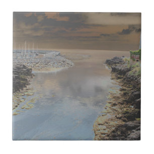 Light house in Cascais Portugal Tile