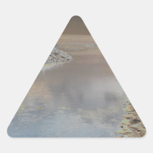 Light house in Cascais Portugal Triangle Sticker