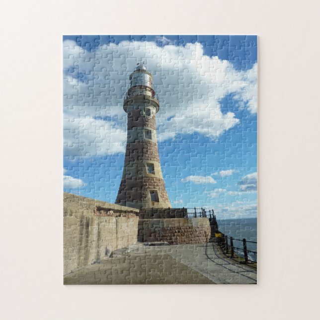 Light House in Sunderland UK. Jigsaw Puzzle (Vertical)