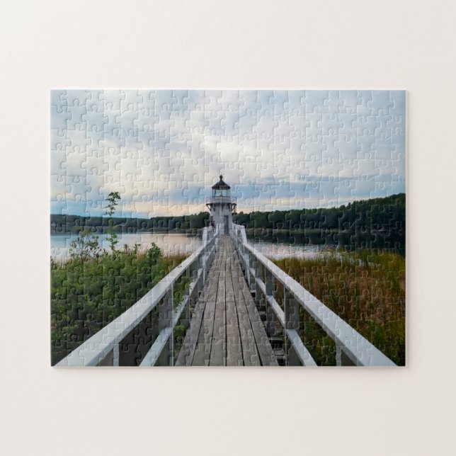 Light House Maine. Jigsaw Puzzle (Horizontal)