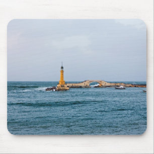 Light house mouse pad