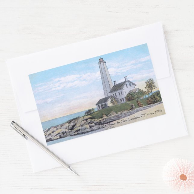 Light House New London CT  Sticker (Envelope)