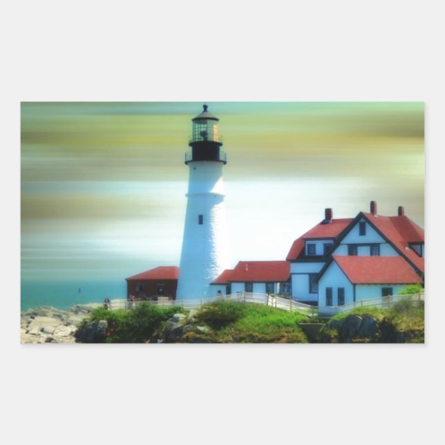 Light House Portland Headlight Sticker (Front)