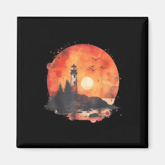 Light House Seaside House Sailing Boating Sea Ligh Magnet