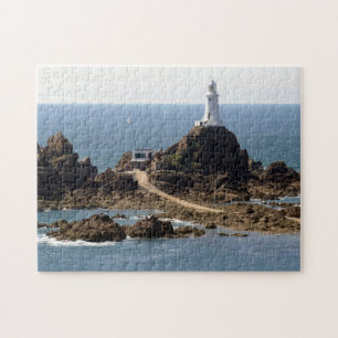 Light House Tower Jersey Isle. Jigsaw Puzzle