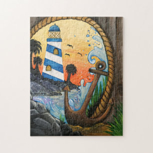 Light House View Jigsaw Puzzle
