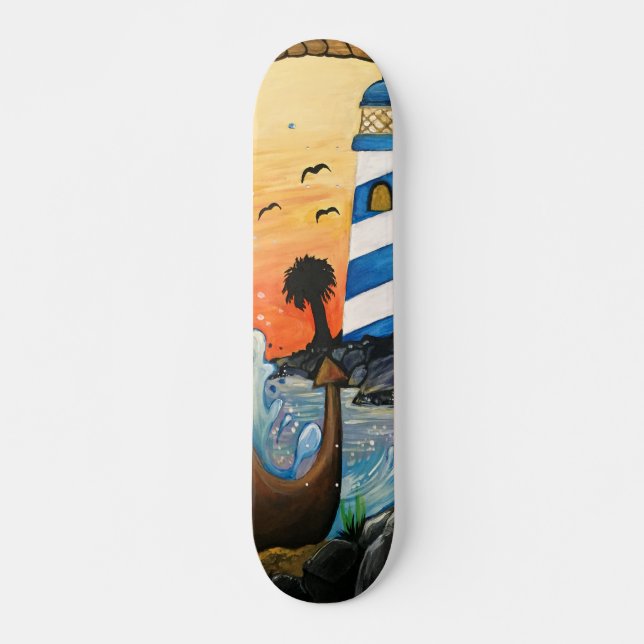 Light House View Skateboard (Front)