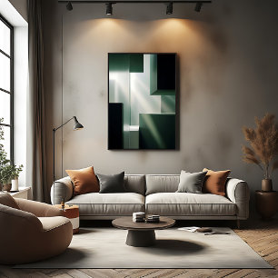 Light in Geometry Canvas Print