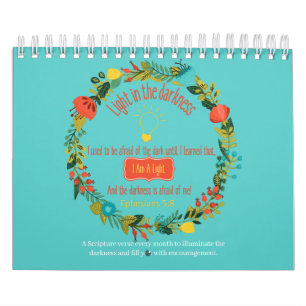 Light In The Darkness Christian Scripture 2022 Calendar