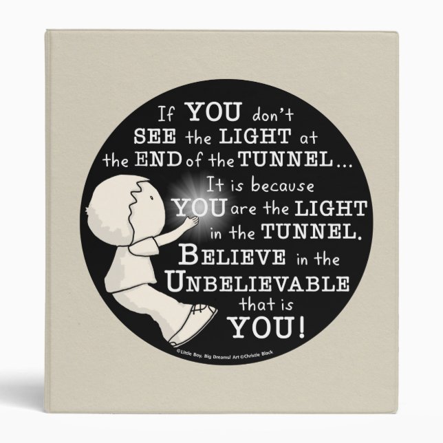 Light in the Tunnel Binder (Front)