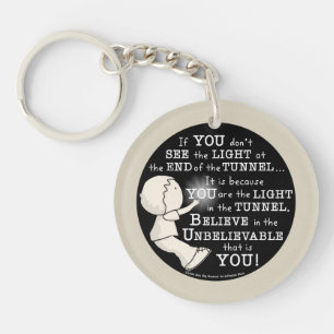 Light in the Tunnel Keychain