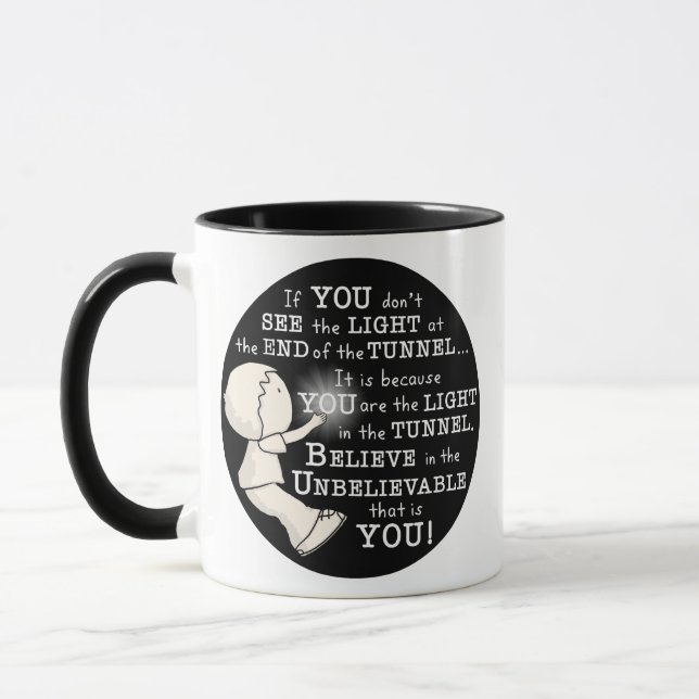 Light in the Tunnel Mug (Left)