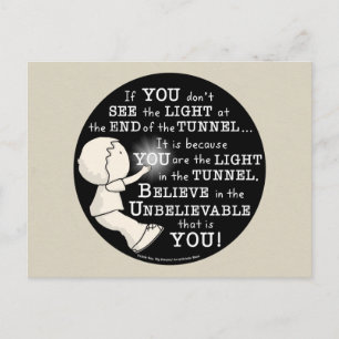 Light in the Tunnel Postcard