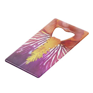 Light Iris Macro Artistic Abstract Credit Card Bottle Opener