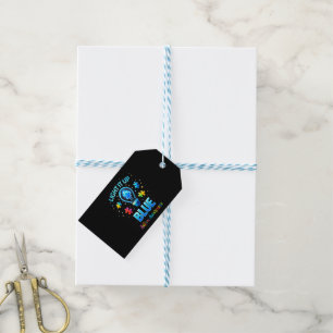 Light It Up Blue Autistic Autism Awareness Gift Tags