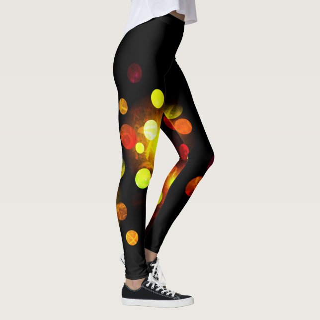 Light It Up Dark Scribble Leggins Leggings (Right)