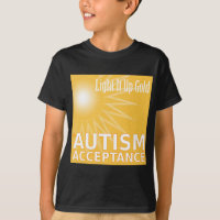 Light It Up Gold for Autism Acceptance