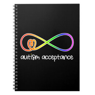 Light it up Red, REDinstead , Autism-Acceptance pr Notebook