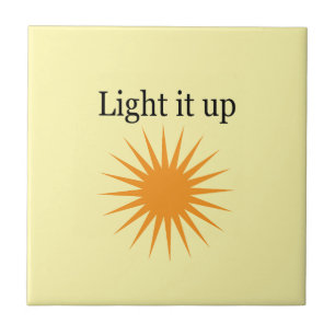 Light it up, yellow tile