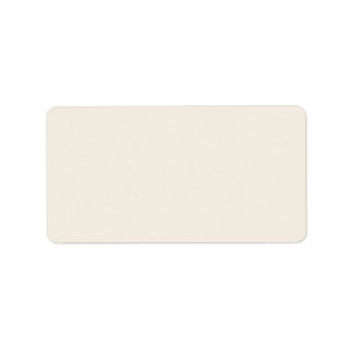 Light Ivory Beige Solid Trend Colour Background Label