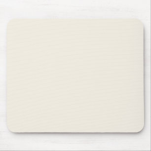Light Ivory Beige Solid Trend Colour Background Mouse Pad