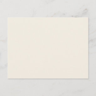 Light Ivory Beige Solid Trend Colour Background Postcard