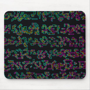 Light Language Ascemic Asemic Alien Script Writing Mouse Pad