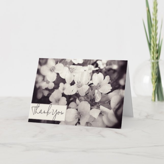 Light lavender blossoms custom card (Front)