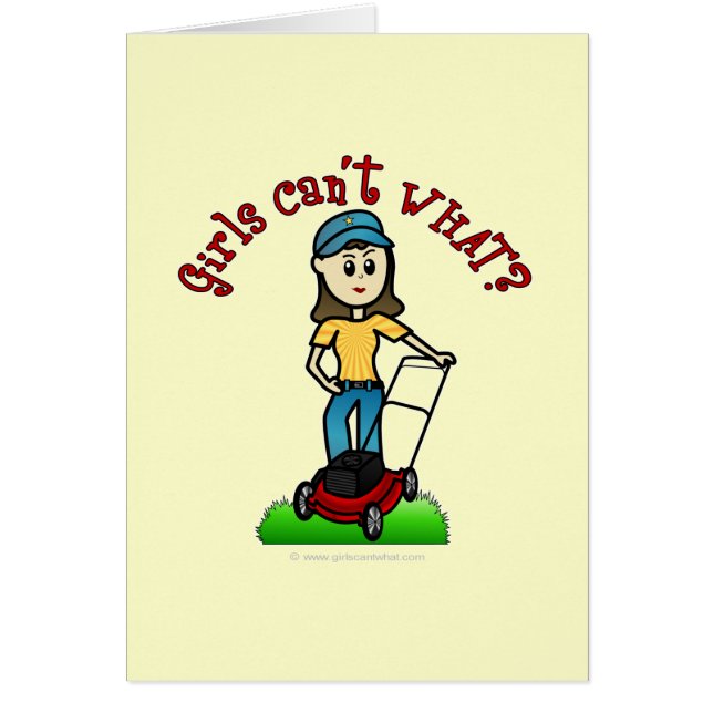 Light Lawn Care Girl (Front)