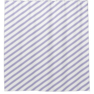 Light Lilac and White Diagonal Stripes Modern