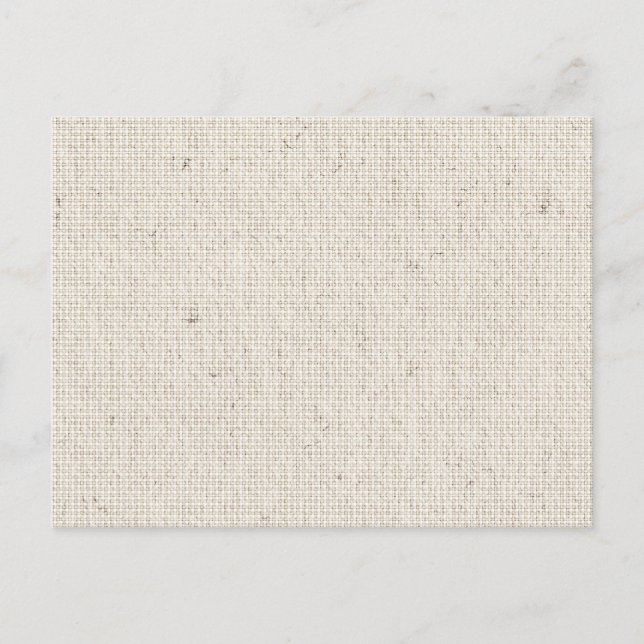 Light Linen Background Postcard (Front)