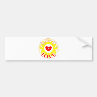 Light & Love Bumper Sticker