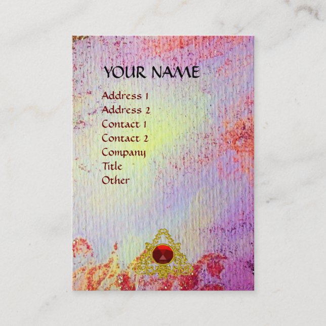 LIGHT  MEMORIES MONOGRAM BUSINESS CARD (Front)