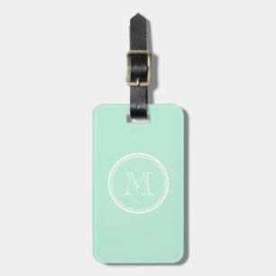 Light Mint Green High End Coloured Luggage Tag