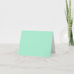Light Mint Green High End Coloured Matching Card