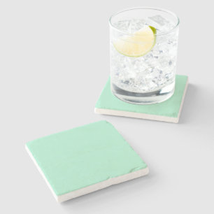 Light Mint Green High End Coloured Matching Stone Coaster