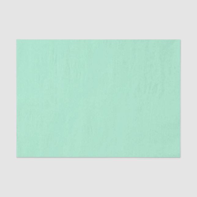 Light Mint Green High End Coloured Matching Tissue Paper (Front)