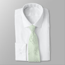 Light Mint Green Silver Floral Wedding